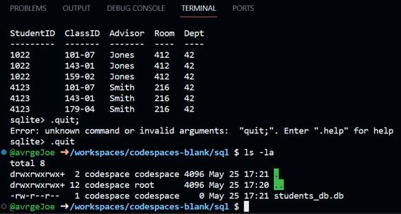 SQL Result